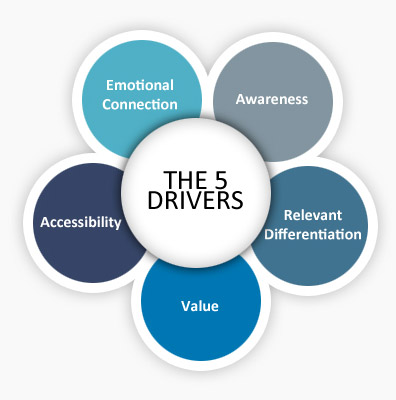 The 5 Drivers of Brand Marketing